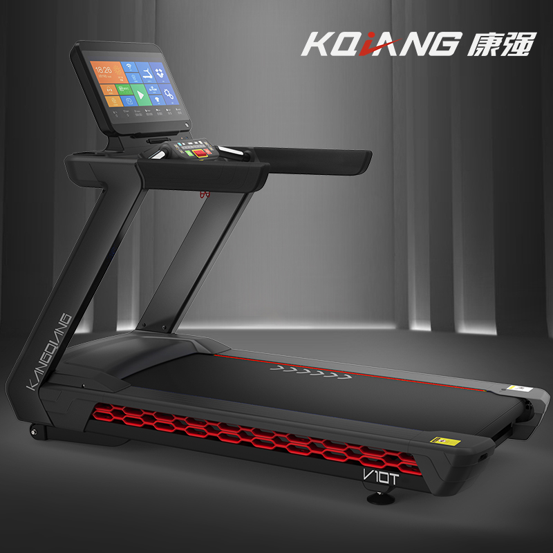 康强V10T彩屏新款商用香蕉成人APP视频 交流变频AC马达大跑台 加宽智能彩屏 高端电动香蕉成人APP视频